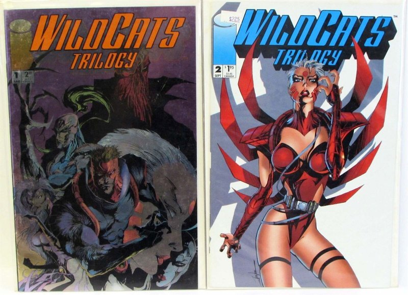 Wildcats Trilogy Lot of 2 #1, 2 Image Comics (1993) NM- 1st Print Comic Books (Image Comics, 1993), raw comic book in NM- condition — front cover