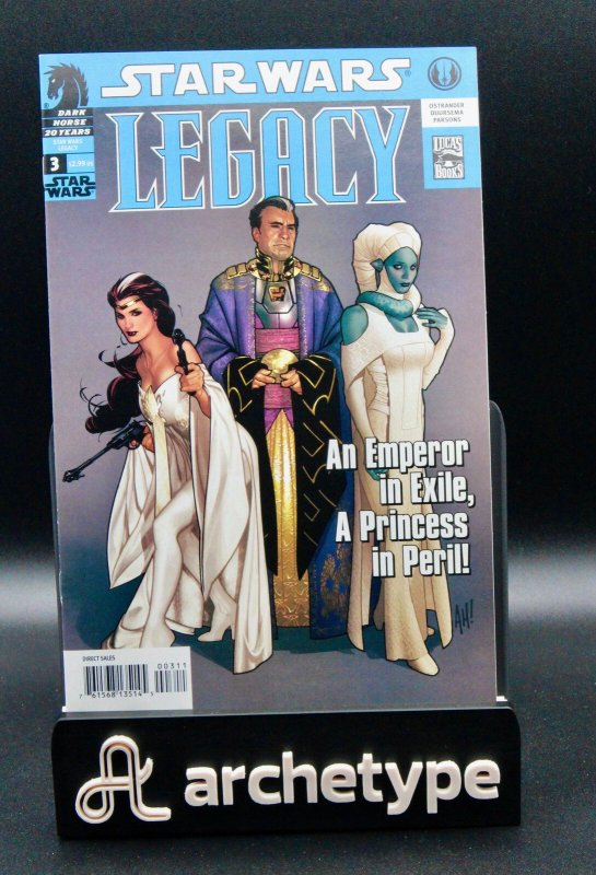 Star Wars: Legacy #3 (Dark Horse Comics, 2006), raw comic book in NM condition — front cover
