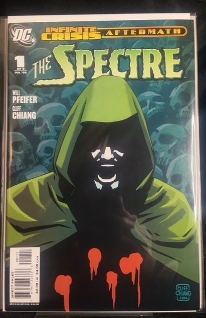 Infinite Crisis Aftermath: The Spectre #1 (DC Comics, 2006), raw, ungraded comic book — front cover
