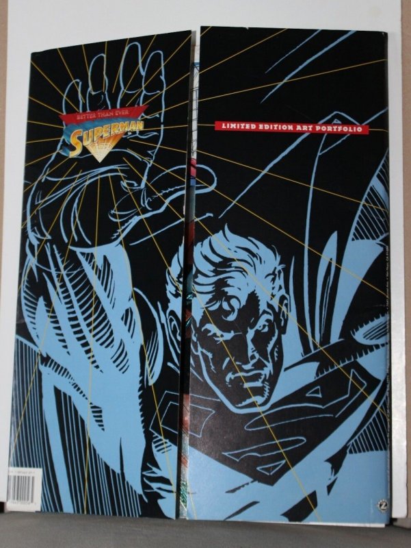 1993 Superman Limited Ed. Art Portfolio 8 Illustration Posters ~ WH (1993), raw, ungraded comic book — front cover