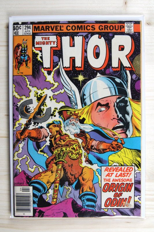 Thor #294 (Marvel Comics, 1980), raw comic book in VF- 7.5 condition — front cover