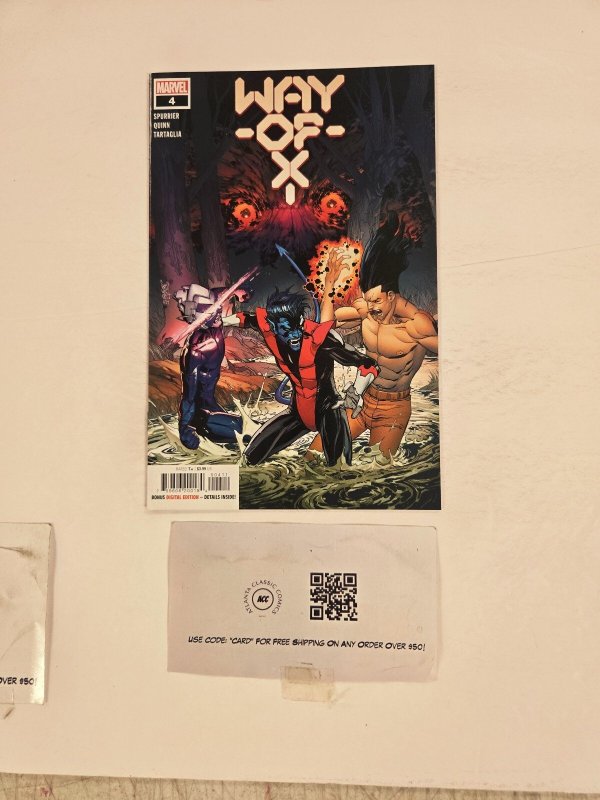 Way of X #4 (Marvel Comics), raw comic book in NM condition — front cover