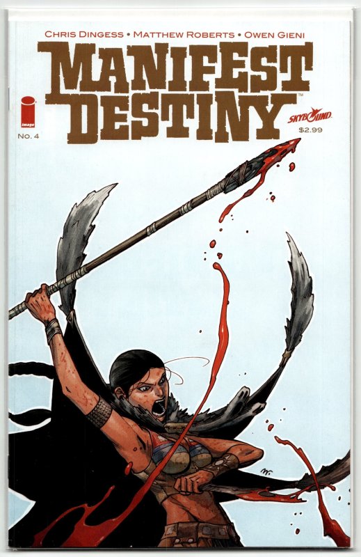 Manifest Destiny #4 (Image Comics, 2014), raw, ungraded comic book — front cover