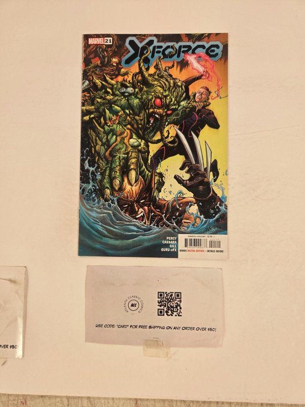 X-Force #21 (Marvel Comics, 1993), raw comic book in NM condition — front cover