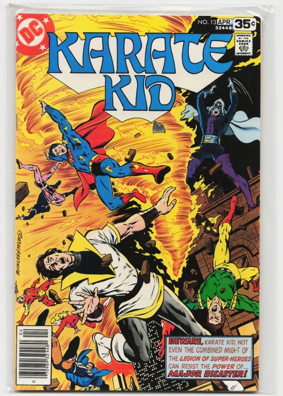 Karate Kid #13 (DC Comics, 1978), raw, ungraded comic book — front cover