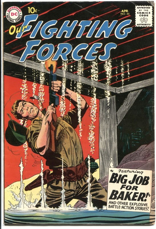 Our Fighting Forces #44-1959-Dc--Combat Cover & Story-Mort Drucker-Russ Heath (DC Comics, 1959), raw, ungraded comic book — front cover