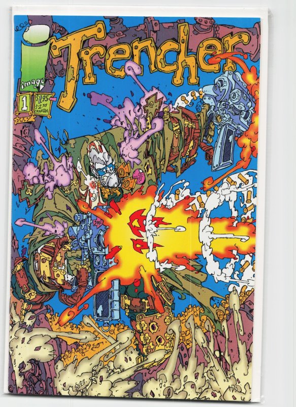 Trencher #1 (Dark Horse Comics, 1993), raw, ungraded comic book — front cover