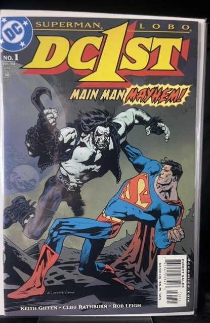 DC First: Superman/Lobo (2002) (DC Comics, 2002), raw, ungraded comic book — front cover