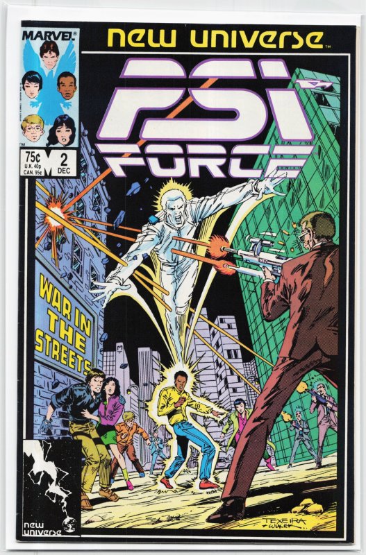 Psi-Force #12 (1987), raw, ungraded comic book — front cover