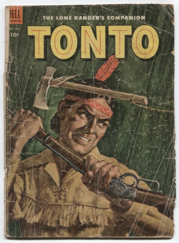 Tonto #12 (Dell Comics, 1953), raw, ungraded comic book — front cover