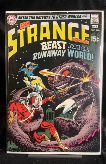 Strange Adventures #220 (DC Comics, 1969), raw, ungraded comic book — front cover