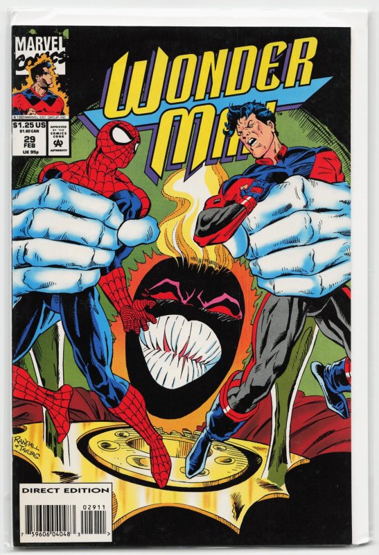 Wonder Man #29 (1994), raw, ungraded comic book — front cover