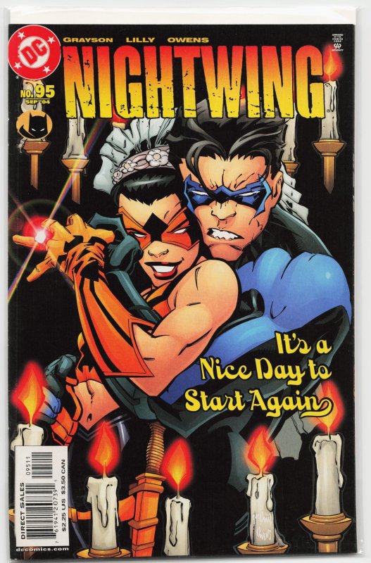 Nightwing #95 (DC Comics, 2004), raw, ungraded comic book — front cover