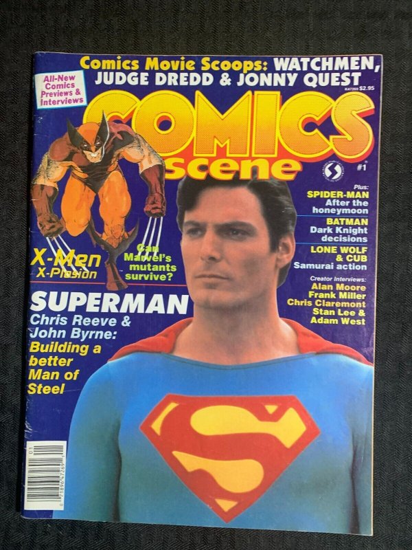 1987 Comics Scene Special Magazine #1 (1987), raw comic book in FN+ 6.5 condition — front cover