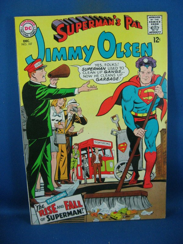 Superman Pal Jimmy Olsen #107, raw comic book in NM- condition — front cover