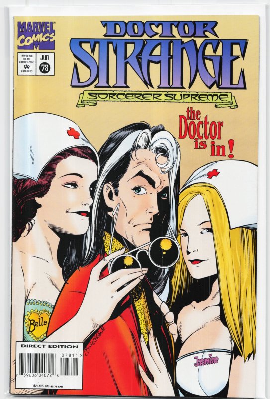 Doctor Strange, Sorcerer Supreme #78 (Marvel Comics, 1995), raw, ungraded comic book — front cover