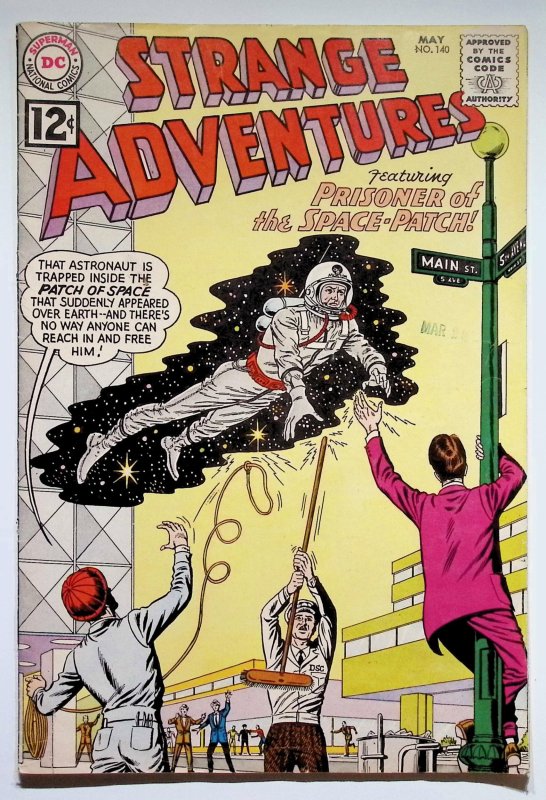 Strange Adventures #140 (DC Comics, 1962), raw, ungraded comic book — front cover