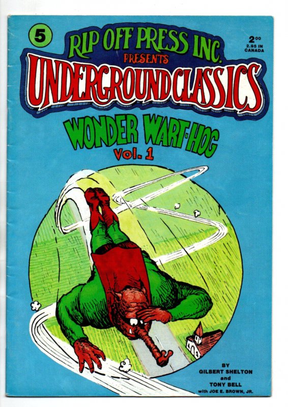 Underground Classics #5 (1987), raw comic book in VG condition — front cover