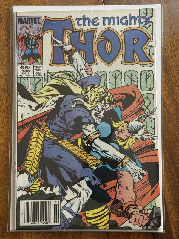 The Mighty Thor #360 (Marvel Comics, 1985), raw comic book in FN/VF 7.0 condition — front cover