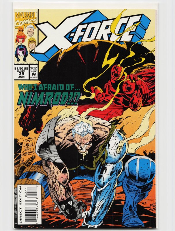 X-Force #35 (Marvel Comics, 1994), raw, ungraded comic book — front cover