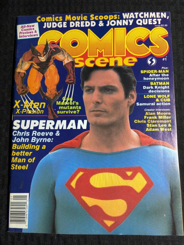 1987 Comics Scene Special Magazine #1 (1987), raw comic book in FN 6.0 condition — front cover