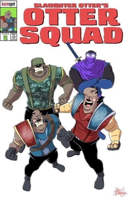 Otter Squad #2 (2026), raw, ungraded comic book — front cover