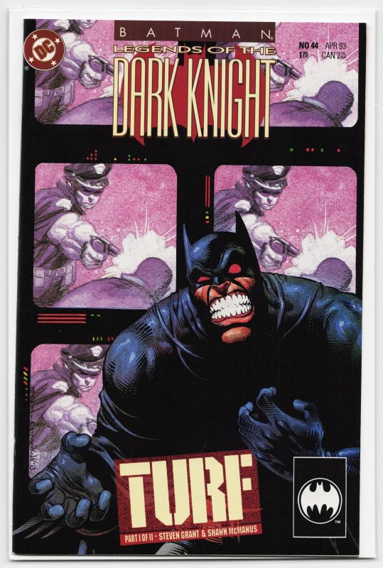 Batman: Legends of the Dark Knight #44 (DC Comics, 1993), raw, ungraded comic book — front cover