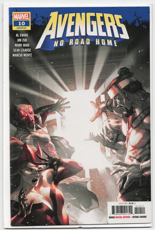 Avengers: No Road Home #10 (2019), raw, ungraded comic book — front cover