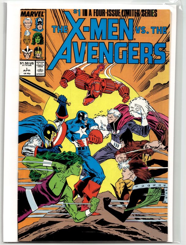The X-Men vs. The Avengers #1 (1987), raw, ungraded comic book — front cover