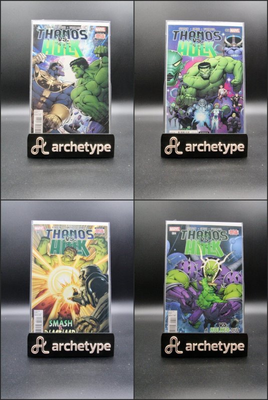 Thanos vs. Hulk #1-4 Series - Marvel (2014) NM Average (Marvel Comics, 2014), raw comic book in NM condition — front cover