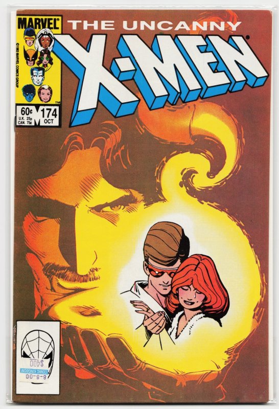 The Uncanny X-Men #174 (Marvel Comics, 1983), raw, ungraded comic book — front cover
