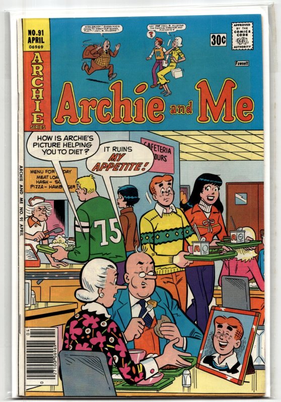 Archie and Me #91 (1977), raw, ungraded comic book — front cover