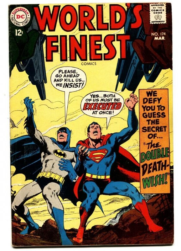 Worlds Finest #174 (DC Comics, 1968), raw, ungraded comic book — front cover