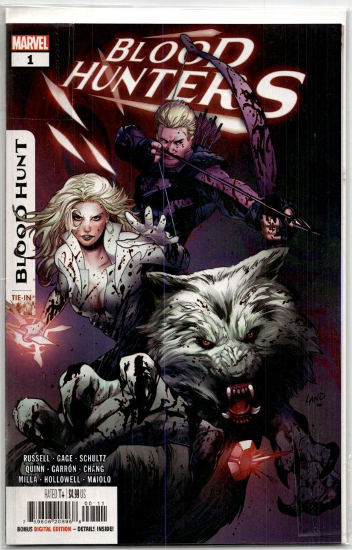 Blood Hunters #1 (Marvel Comics, 2024), raw, ungraded comic book — front cover