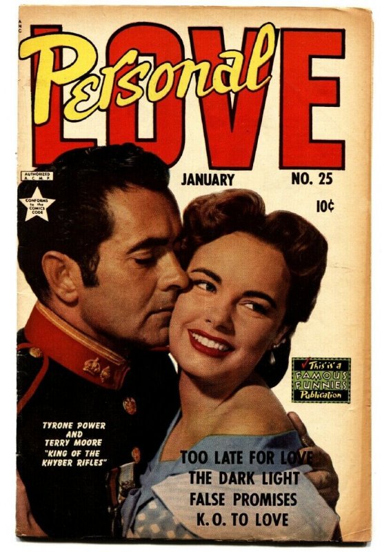 Personal Love #25 (1954), raw, ungraded comic book — front cover