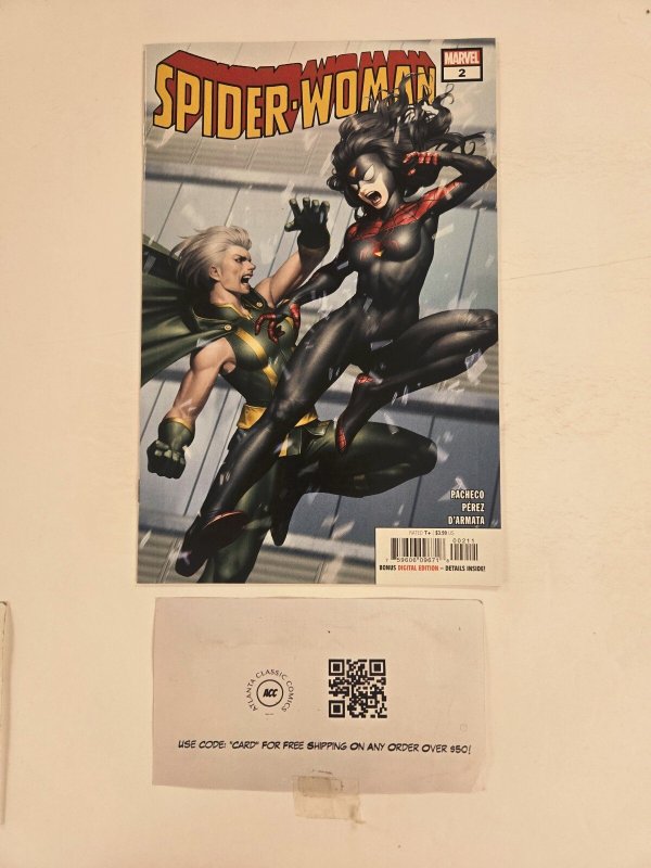 Spider-Woman #2 (Marvel Comics, 1993), raw comic book in NM condition — front cover