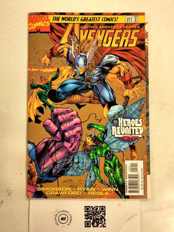 The Avengers #12 (Marvel Comics), raw comic book in NM condition — front cover