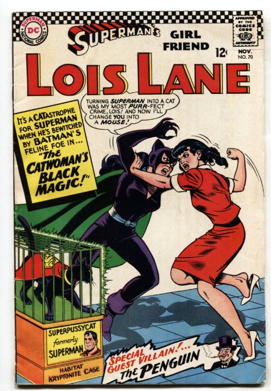 Superman's Girlfriend Lois Lane #70 (DC Comics, 1967), raw, ungraded comic book — front cover