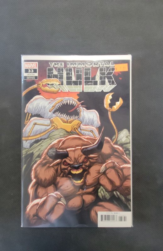 The Immortal Hulk #33 (Marvel Comics, 2020), raw, ungraded comic book — front cover