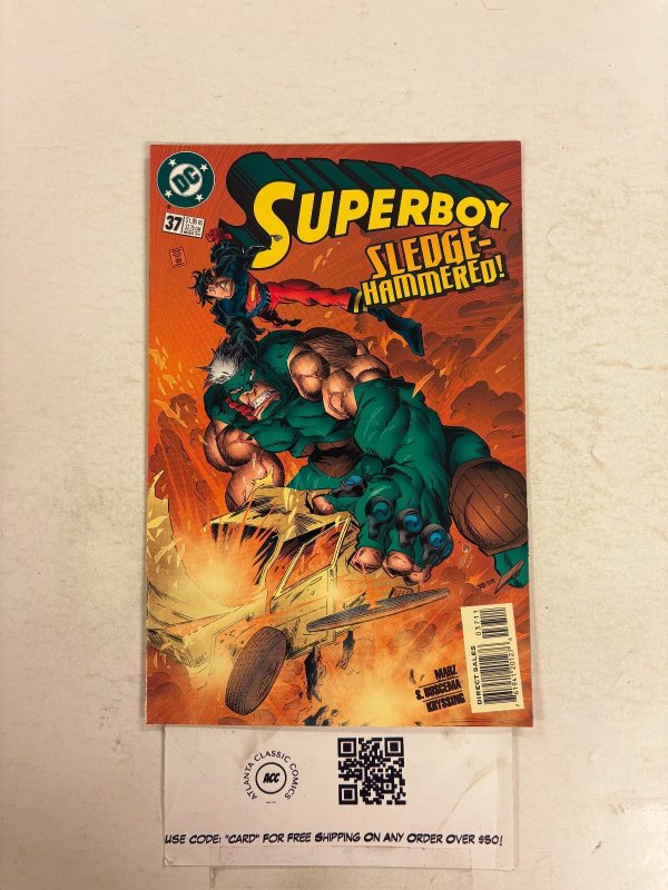 Superboy #37 (DC Comics), raw comic book in NM condition — front cover