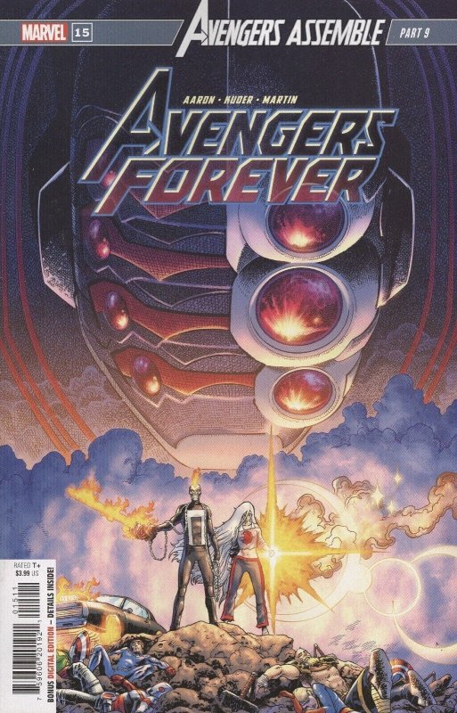 Avengers Forever #15 (Marvel Comics, 2023), raw, ungraded comic book — front cover