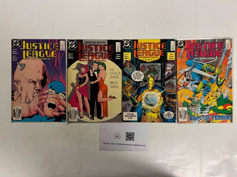 4 Justice League DC Comic Books # 14 15 16 17 Wonder Woman Superman 15 JS68, raw, ungraded comic book — front cover