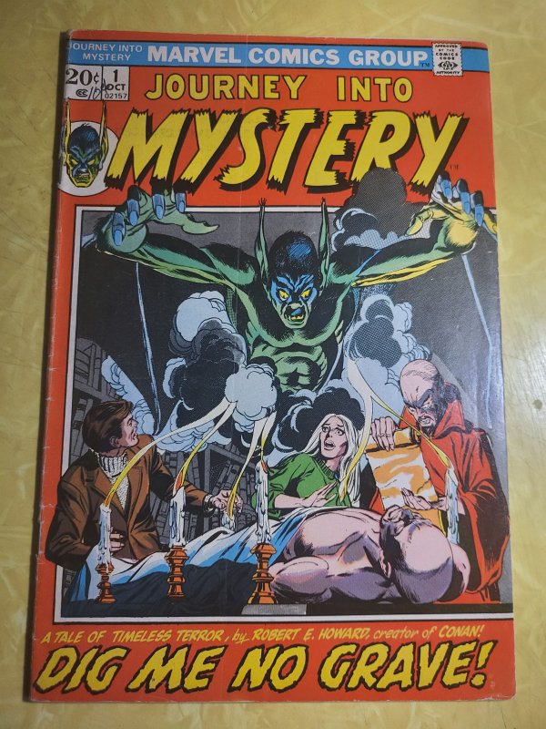 Journey into Mystery #1 (Marvel Comics, 1972), raw, ungraded comic book — front cover