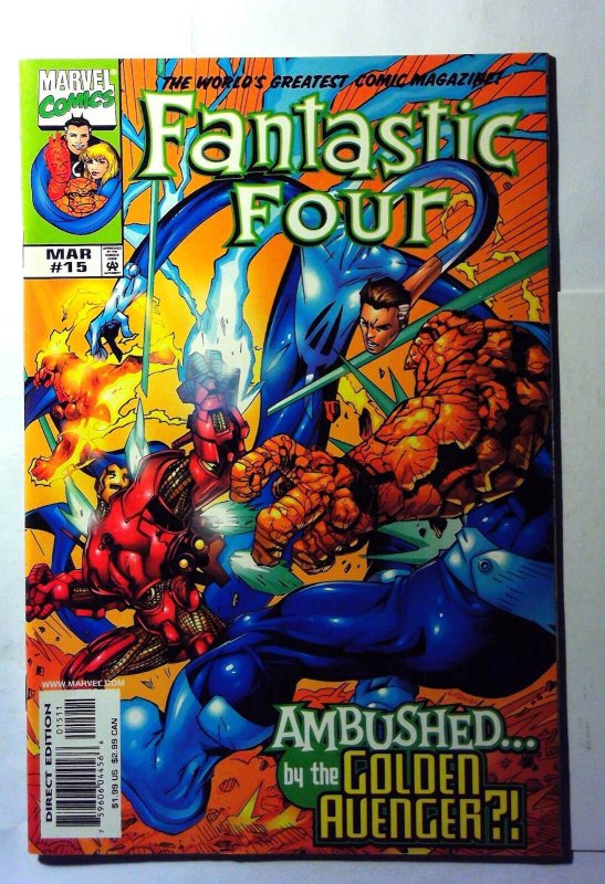 Fantastic Four 3rd Series #15 (Marvel Comics, 1999), raw, ungraded comic book — front cover