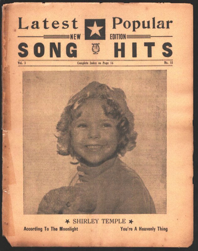 MAG: Latest Popular Song Hits Vol. 3 #15 (1930), raw comic book in FR condition — front cover