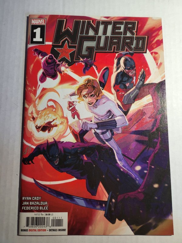 Winter Guard #1 (Marvel Comics, 2021), raw, ungraded comic book — front cover
