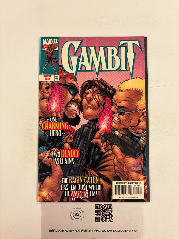 Gambit #3 (Marvel Comics), raw comic book in NM condition — front cover