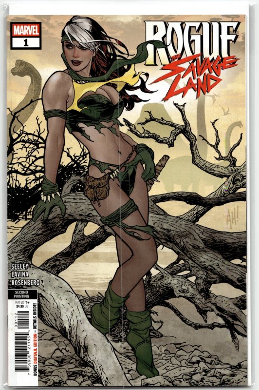 Rogue: The Savage Land #1 (Marvel Comics, 2025), raw, ungraded comic book — front cover