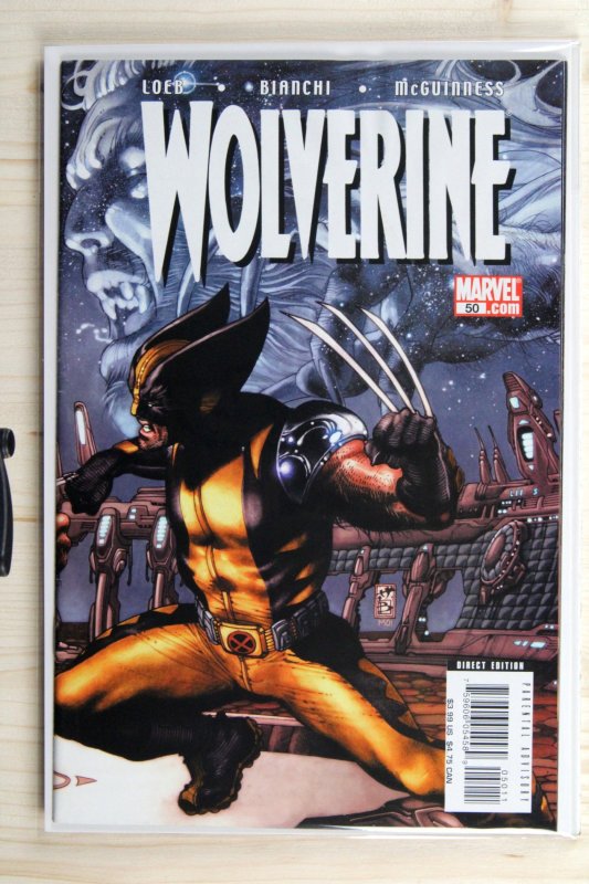 Wolverine #50 (Marvel Comics, 2006), raw comic book in VF/NM 9.0 condition — front cover