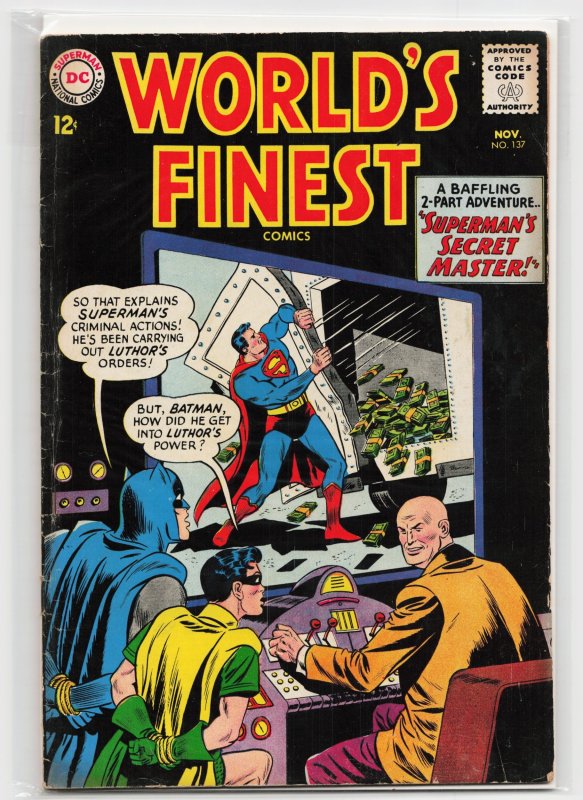 World's Finest Comics #137 (DC Comics, 1963), raw, ungraded comic book — front cover